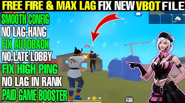 FREE FIRE LAG FIX CONFIG FILE 🥰 | FF MAX LAG FIX CONFIG FILE 1GB RAM 🔥 | FF MINECRAFT GRAPHICS TODAY