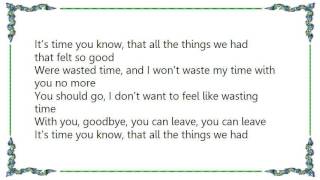 Lionel Richie - Wasted Time Lyrics