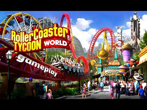 RollerCoaster Tycoon World (PC) Gameplay 