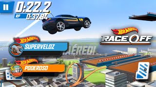 Hot Wheels Race OFF:  D Muscle vs SuperVeloz // Level: 51-54-56-59-60