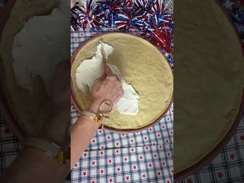 EASY 4th OF JULY COOKIE CAKE!! 🇺🇸