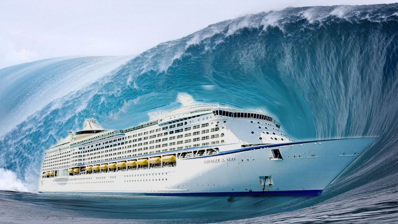 cruise ship in rough seas 2020