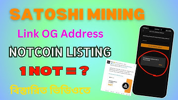 Satoshi Link OG Withdraw Address | NotCoin Listing on Bybit