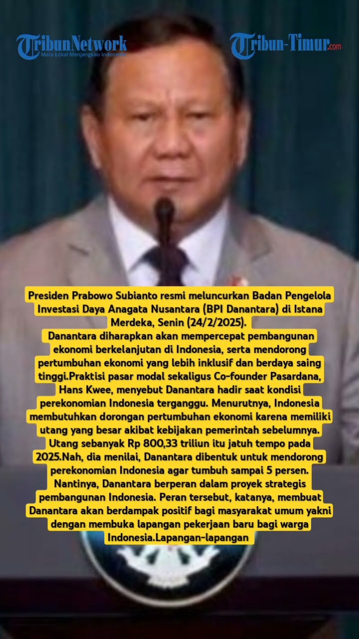 Sebenarnya Apa Sih Dampak Langsung Danantara bagi Rakyat?