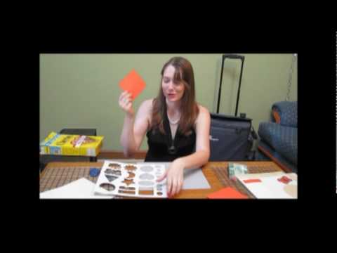 Scrapbooking Tutorial #1 - How to make a monarch butterfly
