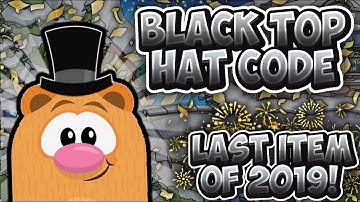 Box Critters Black Top Hat Code - Last Item of 2019!