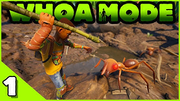 THE HARDEST DIFFICULTY IN GROUNDED! -WHOA MODE - Episode 1