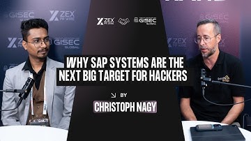 ZEX PR WIRE x Christoph Nagy (CEO, SecurityBridge) | SAP Cybersecurity Insights at GISEC Global 2025