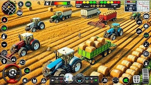Driving Farm Modern Tractor Farming Simulator 3D New Farm Tractor Game 2025- Android Ga...