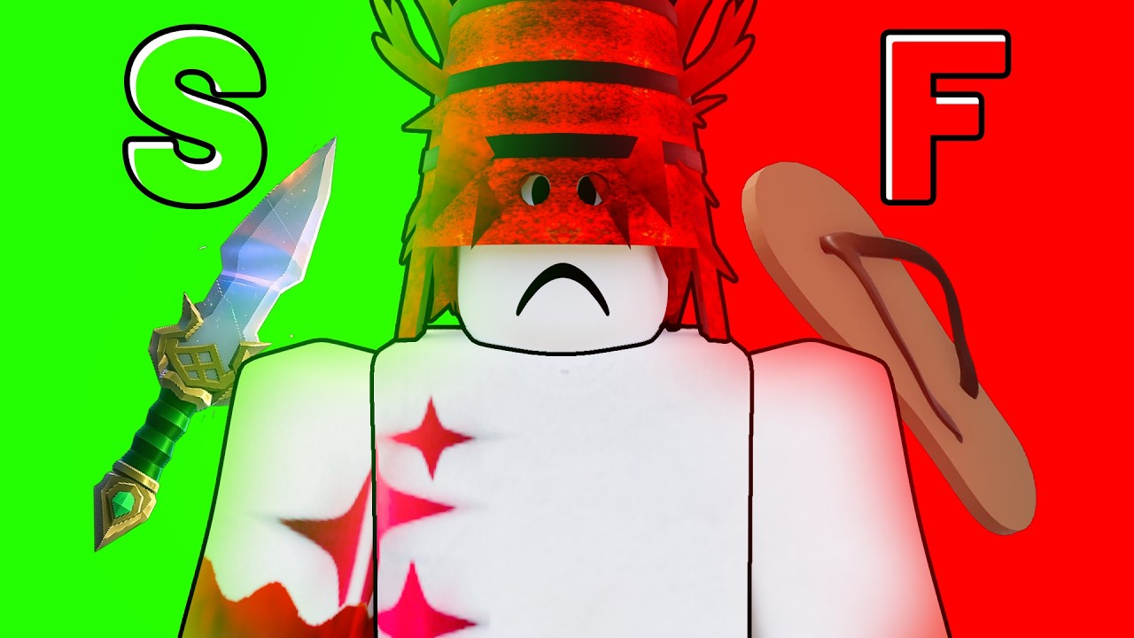 I Ranked EVERY KNIFE Skin In Roblox Rivals! - YouTube