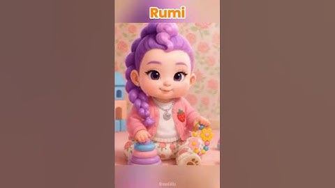 Baby Huntrix Dances Golden Song, KPop Demon Hunters #kpopdemonhunters #netflix #huntrix #kpop #kpdh