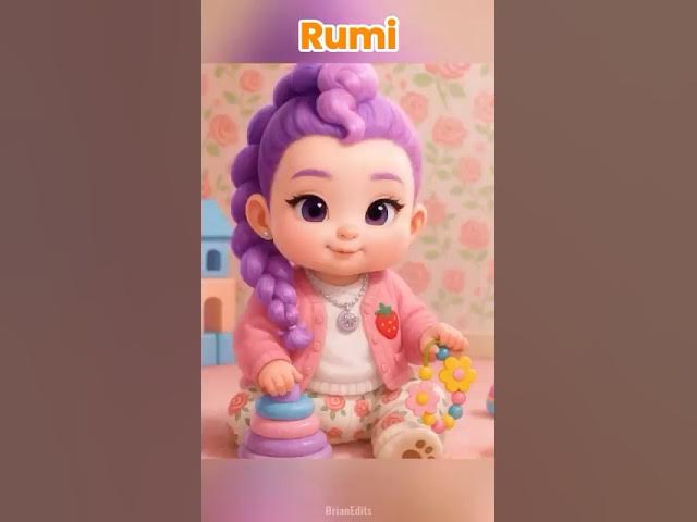 Baby Huntrix Dances Golden Song, KPop Demon Hunters #kpopdemonhunters #netflix #huntrix #kpop #kpdh