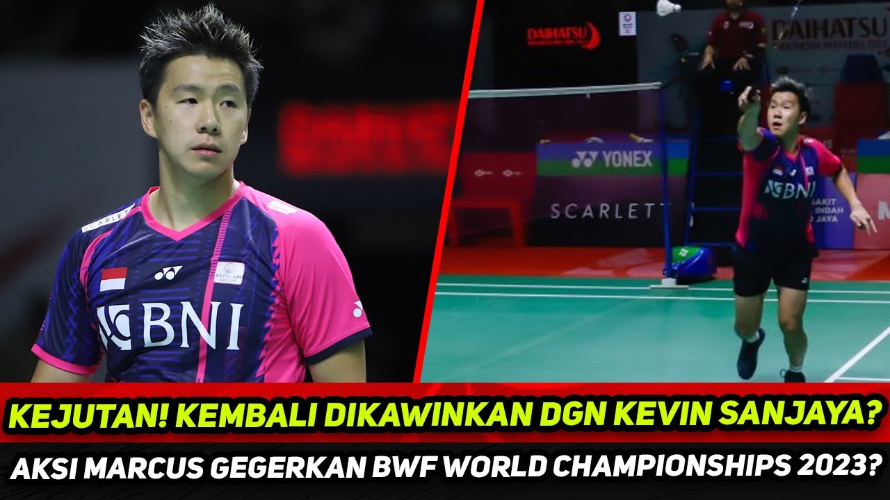 BWF world championships 2023 Gempar! dikawinkan dgn Kevin, aksi perdana Marcus Gideon disorot dunia?