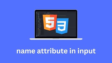 Learn the name attribute input element in 10 minutes