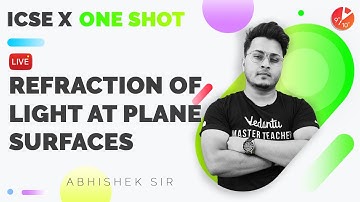 Refraction of Light At Plane Surfaces in One Shot | ICSE 10 Physics Chapter 4 (Semester 1) | Vedantu