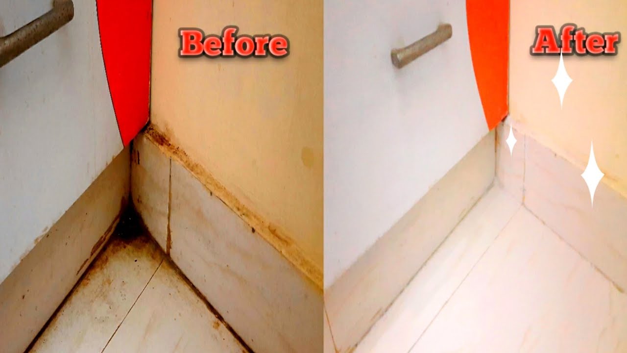 How to clean kitchen tiles corner/ Daisy channel/ Kitchen cleaning tips