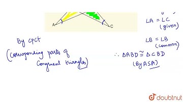 In the given figure , if AB = BC and angle A = angle C then find the valueof x  | CLASS 9 | TRIA...