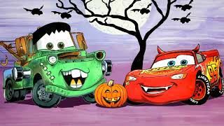 Happy Hallo-Wheel! Draw Frankenstein Mater and Devil Lightning McQueen in CARS 3 | Tim Tim TV