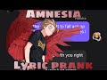 BNHA/MHA Lyric ‘Prank’ // Amnesia // DabiHawks