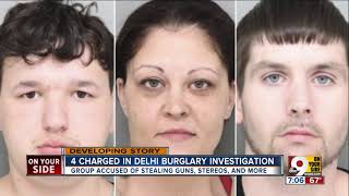 Police arrest 4 in Delhi Township burglary investigation