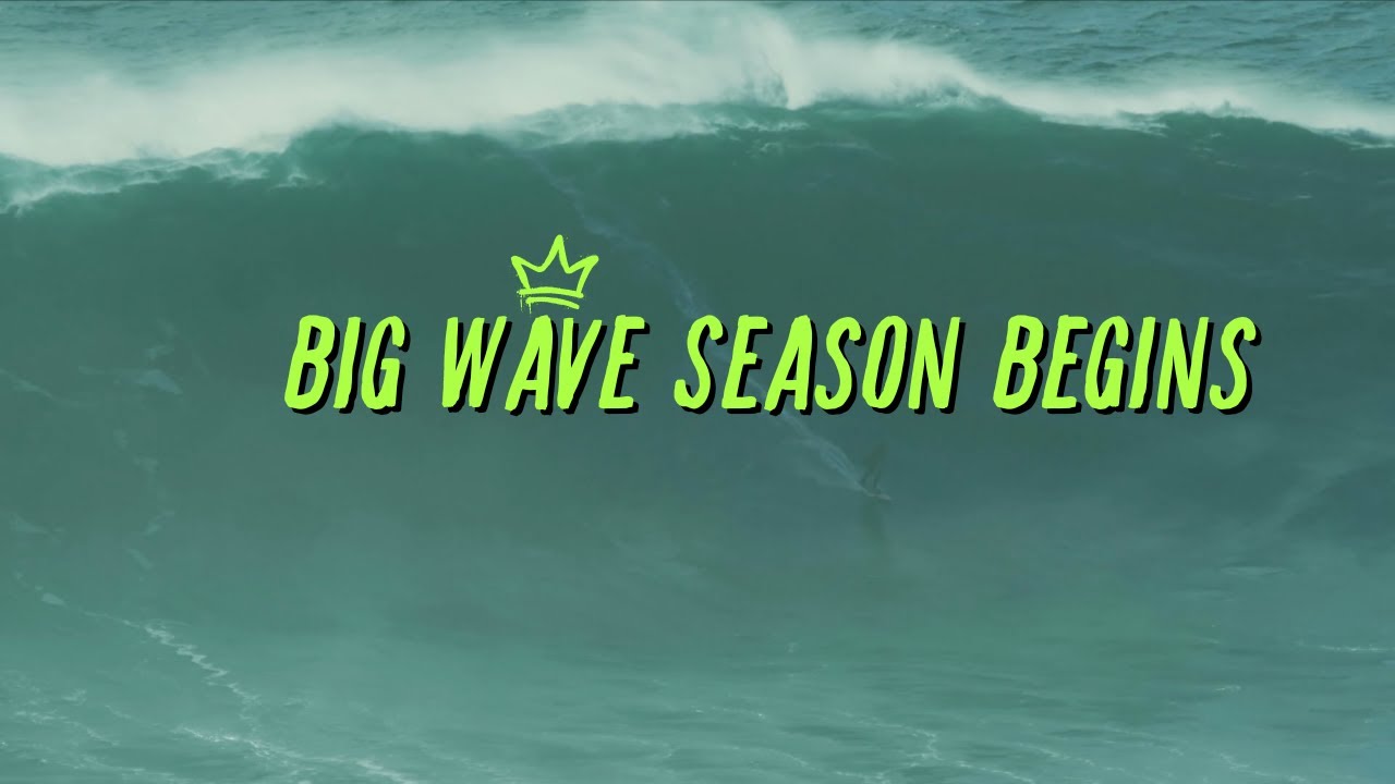 Nazaré Comes Alive | First Massive Swell of the Season | Raw footage