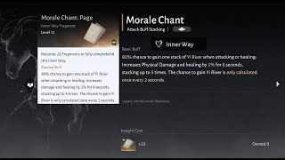 How to unlock Morale Chant Inner Way Buff Skill - Where Winds Meet