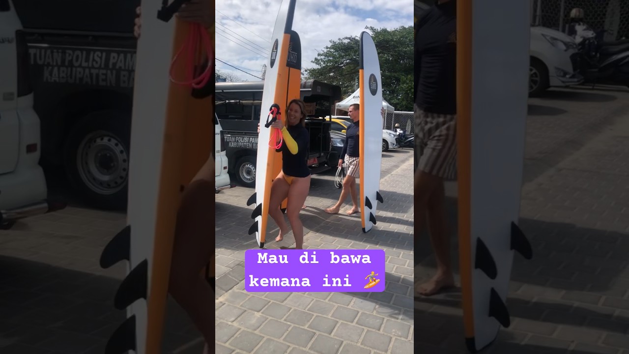 Surf lessons KUTA BALI shorts YouTube