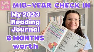 Reading Journal Flip Through | SIX MONTHS of reviews! 😱