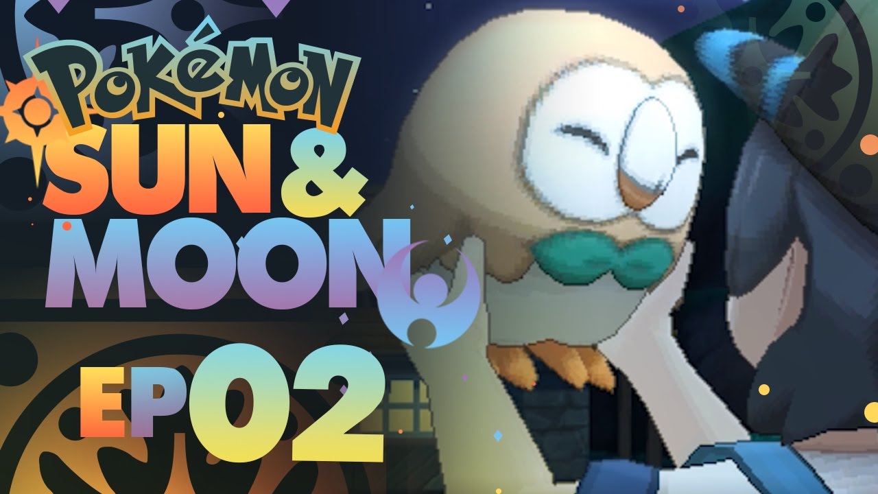 Pokemon Sun and Moon - Episode 2 - ROWLET! (Pokemon Sun and Moon Walkthrough)