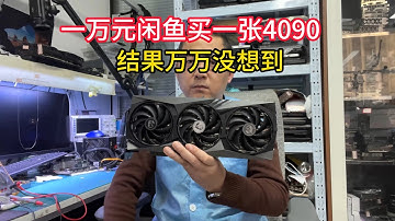 牛人花一万闲鱼买一张4090可结果却万万没想到