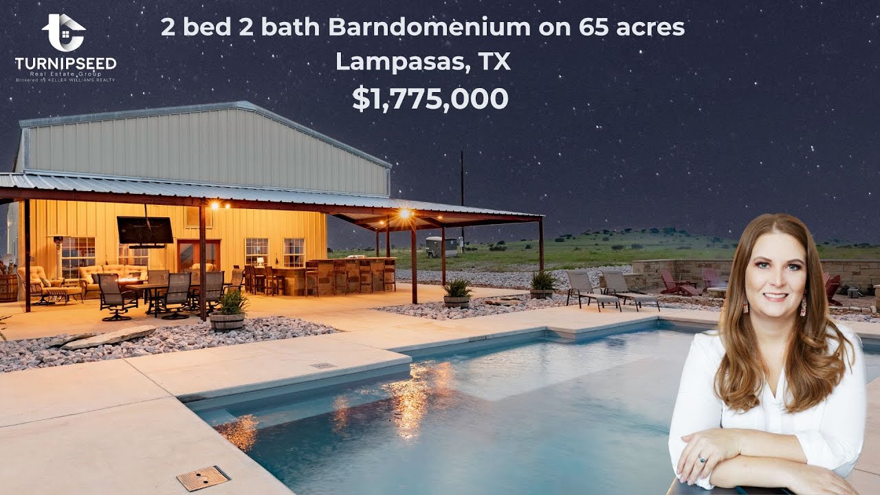 3170 FM 580 Lampasas- Barndomenium and 65+ Acres for Sale - YouTube