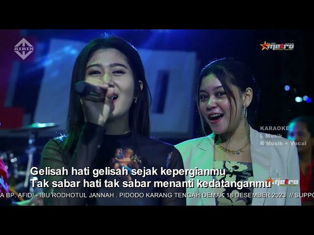 KERINDUAN KARAOKE DUET Voc Candra Aryani // ALL NEW METRO // ANIJAYA AUDIO LIVE class=