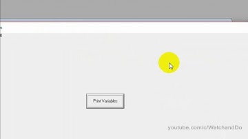 9. Visual Basic 6.0  in Urdu - What is Variable and How to Declare and Assign Value to It.