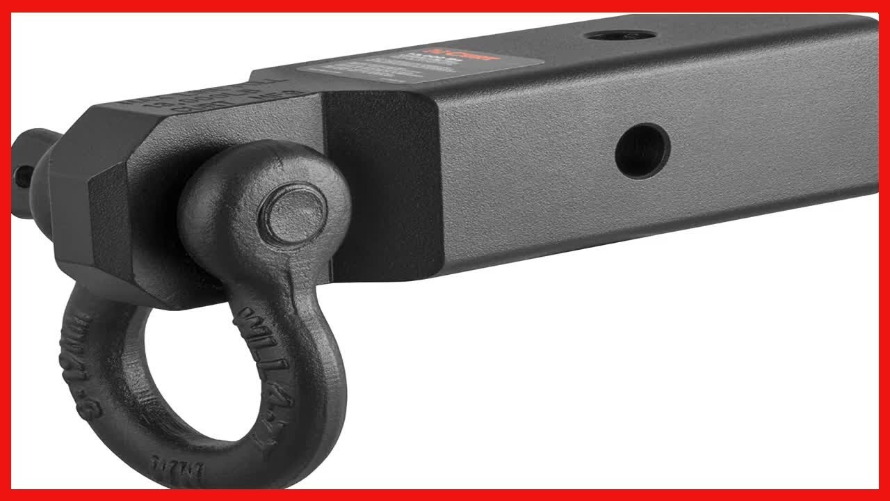 CURT 45831 DRing Shackle Mount Trailer Hitch, Fits 21/2Inch Receiver