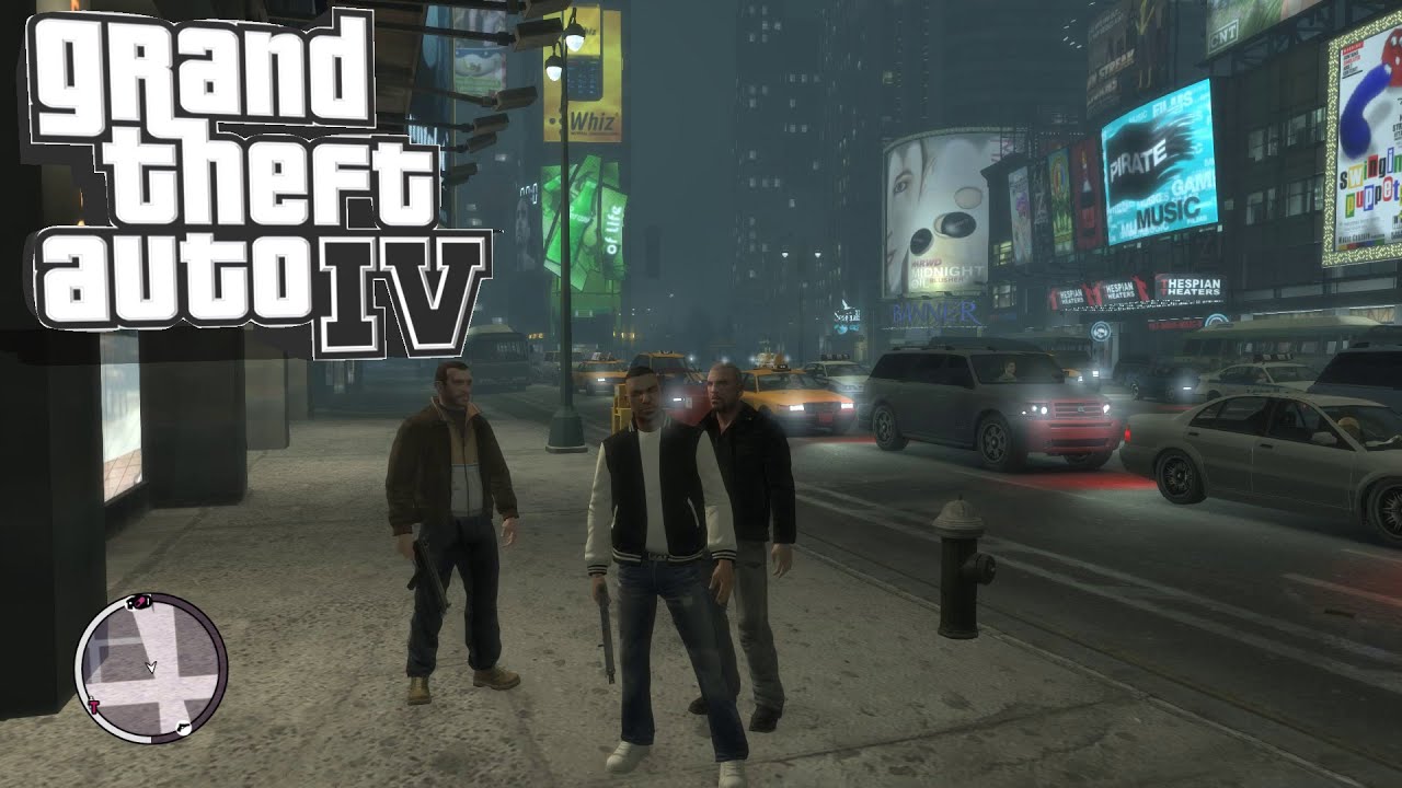 GTA IV: Niko, Johnny and Luis take on LCPD and NOOSE (Modded MP5