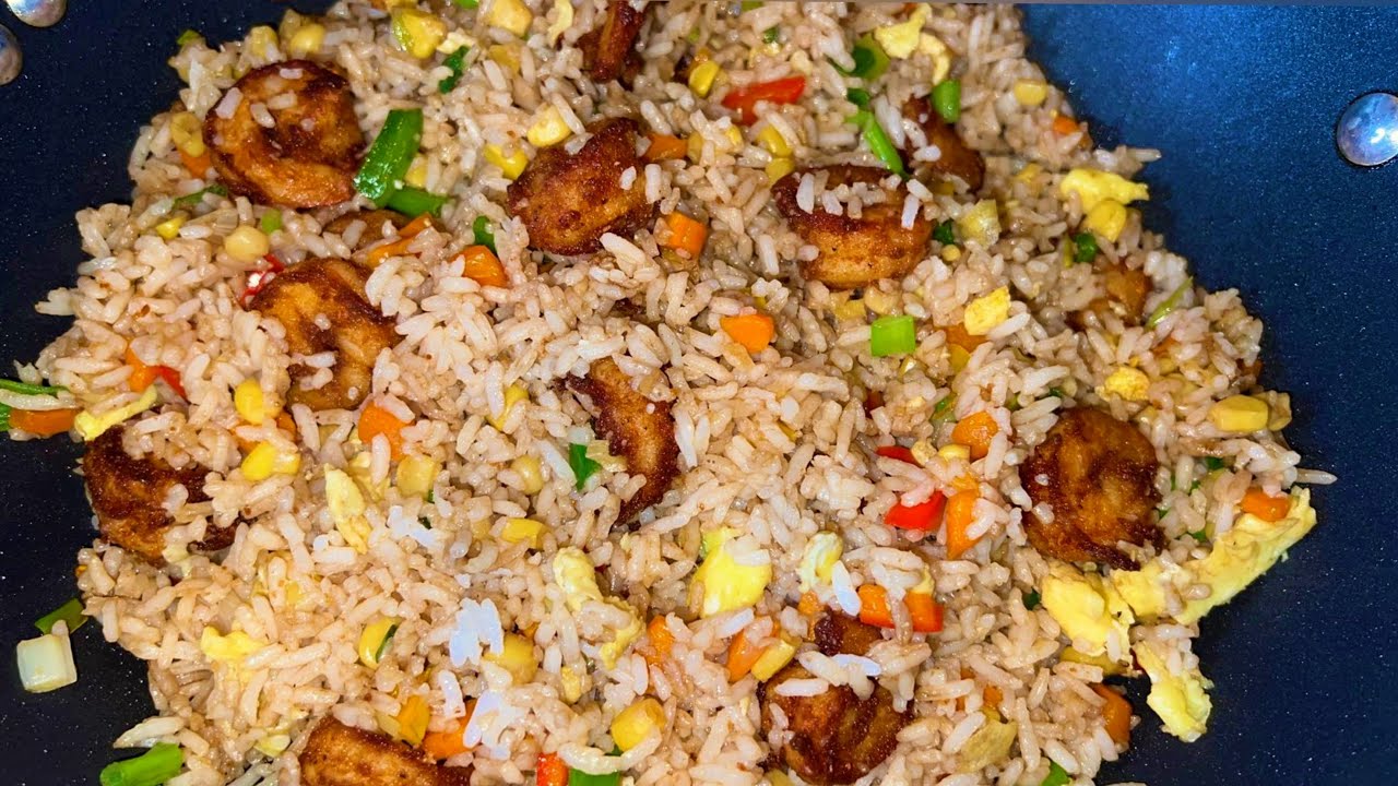 Fried Shrimp Fried Rice YouTube