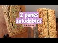 2 OPCIONES DE PAN SALUDABLE SIN HARINA | Michela Perleche