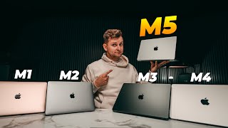 ULTIMATE Apple silicon Comparison MacBook M1 M2 M3 M4 M5