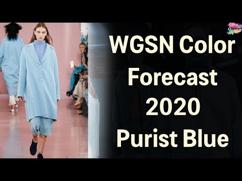 WGSN Color Trend Forecast 2020 – Purist Blue Collection.