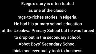 The Story Of Nigeria’s King Of Money, Victor Okafor ‘Ezego’. #Chalrieputh #Wizkhalif