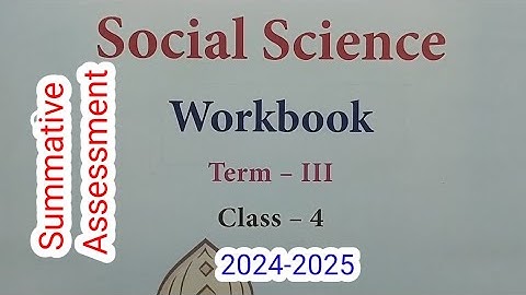 4th standard social science 3rd term summative assessment 2024 2025 workbook answers Ennum eluthum
