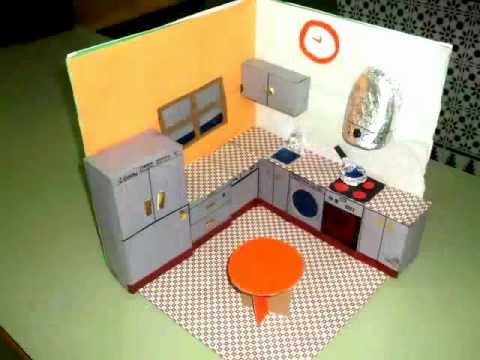 Proyectos de maquetas de cocina youtube Imagenes de cocinas hechas sencillas
