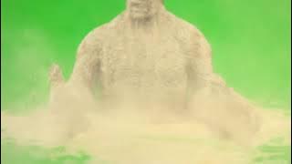 Green Screen, Gigant sandman, sand, giant