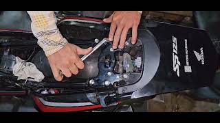 Honda sp 125 Back Carier Settings Video