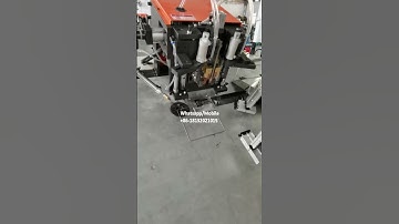 CNC steel wire bending and butt welding machine
