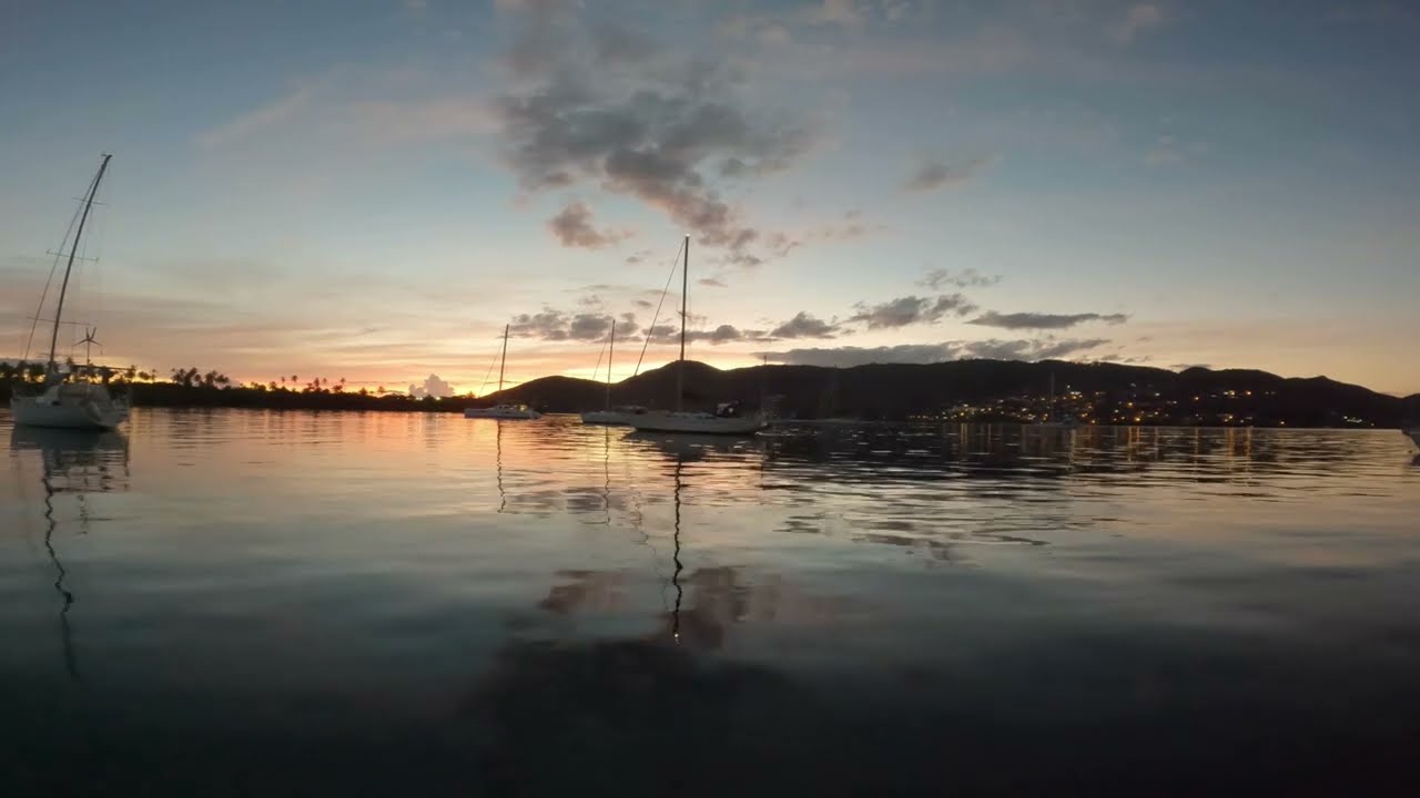[Slow TV] Sunset in Le Marin