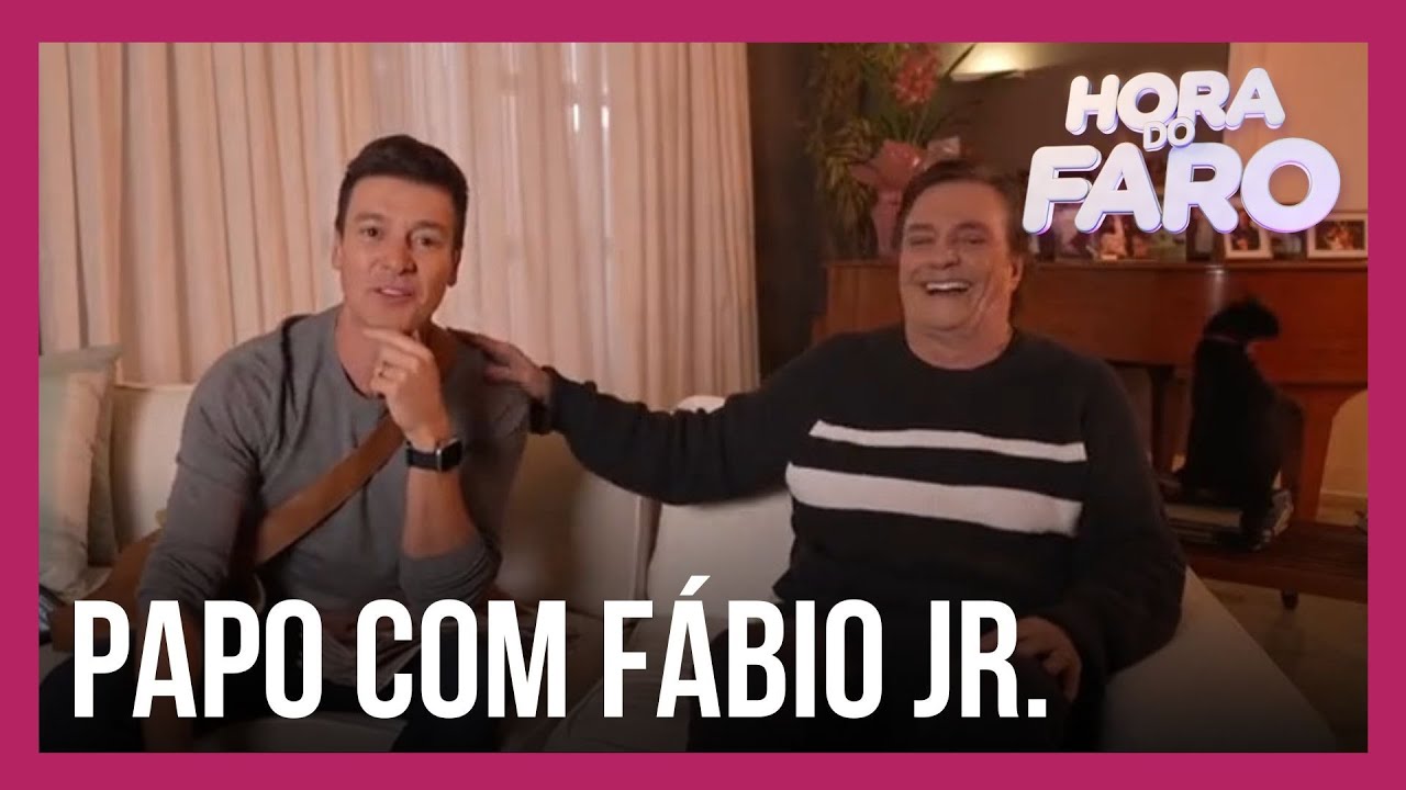Neste domingo (14), Rodrigo Faro tem um bate-papo para lá de descontraído com Fábio Junior