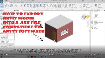 HOW TO EXPORT REVIT MODEL INTO ANSYS COMPATIBLE FILE #microstation #youtubeshort #bim #youtuber