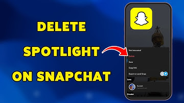 How To Delete Spotlight On Snapchat | Remove Snaps From Snapchat Public Profile 2025