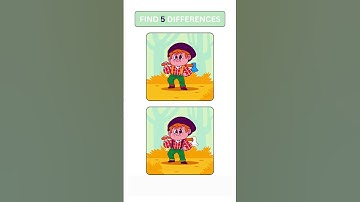 Can You Spot 5 Differences? | Spot the Difference Challenge #shorts